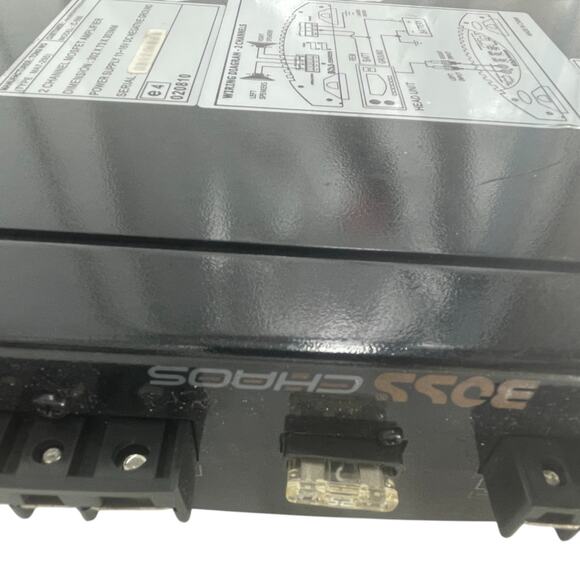 Vintage BOSS CHAOS GS650 2-Channel MOSFET Amplifier - Picture 10 of 10